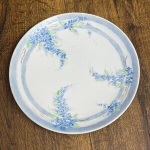 Hand-Painted Porcelain Decorative Vintage Floral Plate 7-1/2"